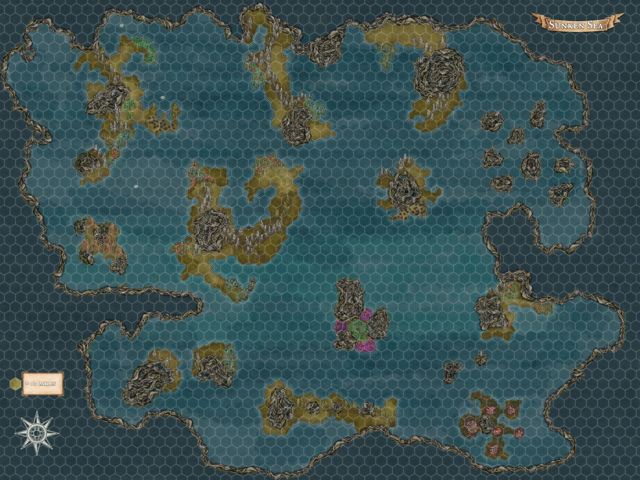 Sunken Sea Map