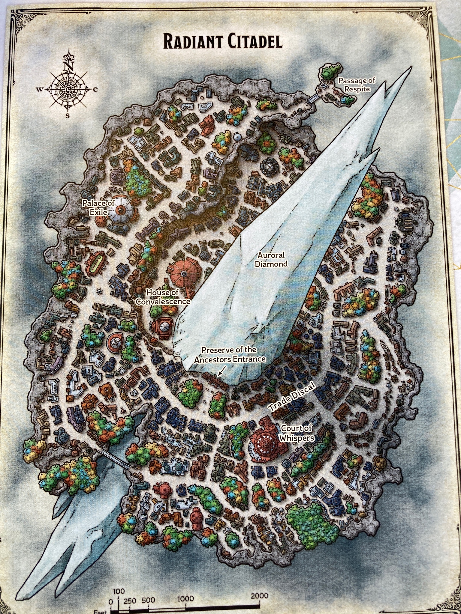  Map of the Radiant Citadel in full color